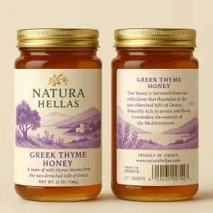 Cretan Thyme Honey – 340 g