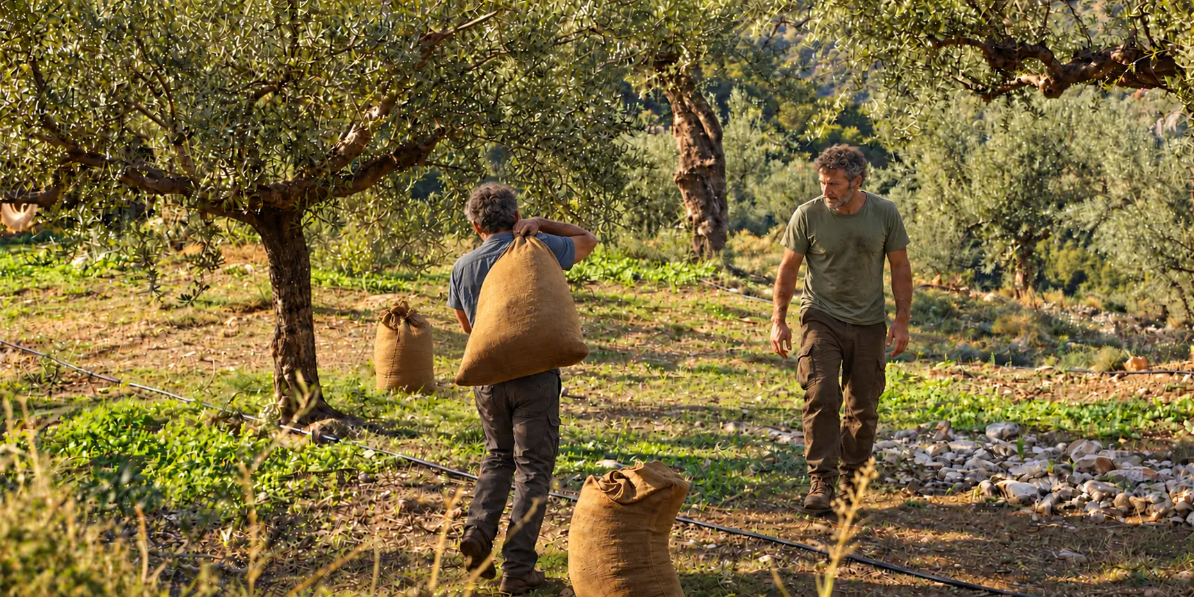 The olive harvest